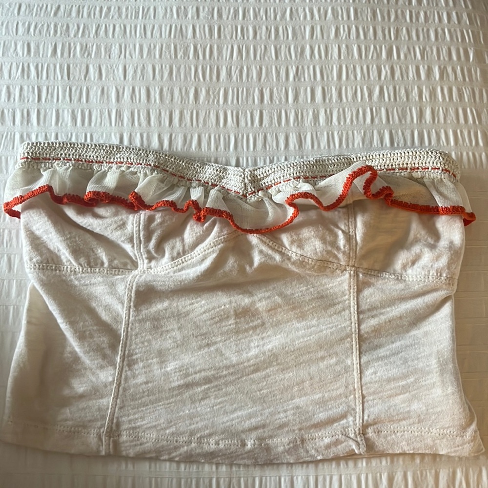 Strapless top from Free People